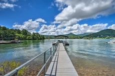 Waterfront Hiawassee Home w/ Dock & Hot Tub!