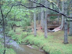 Creekside 4 BR Pet Friendly Cabin w/ Hot Tub, Pool Table, Fire Pit, WiFi