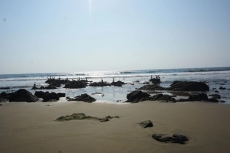 Beachside Palapa in Majahua beach, next to Troncones, Ixtapa region