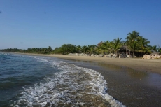 Beachside Palapa in Majahua beach, next to Troncones, Ixtapa region