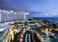 Jr. suite #3 with Panoramic Ocean View in Fontainebleau Hotel, Miami Beach, FL