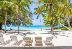 White Sands 3 - Secluded, Romantic Beach Front Condo on Seven Mile Beach