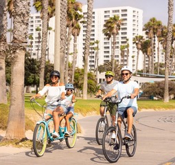 WALKING & BIKING on the Beach