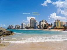 Oceanfront condo next to the Marriott Hotel, San Juan