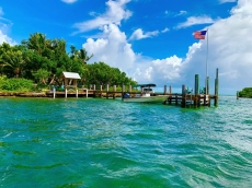 Private Island, Florida Keys with unique Home, A/C, Boat, Dock, Beach, Gardens