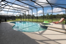 Beautiful 4 Bedroom, 4 Bath Watersong Resort Home with a scenic backyard view – Pool/Hot Tub and Gameroom – just 15 Minutes from Disney!