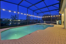 Enjoy a peaceful Lakeview with a dip in the pool.